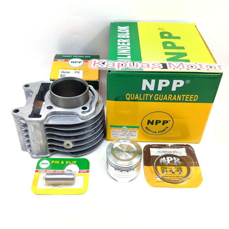  Jual Blok seher boring cylinder set piston kit beat Scoopy spacy karbu Illustration 
