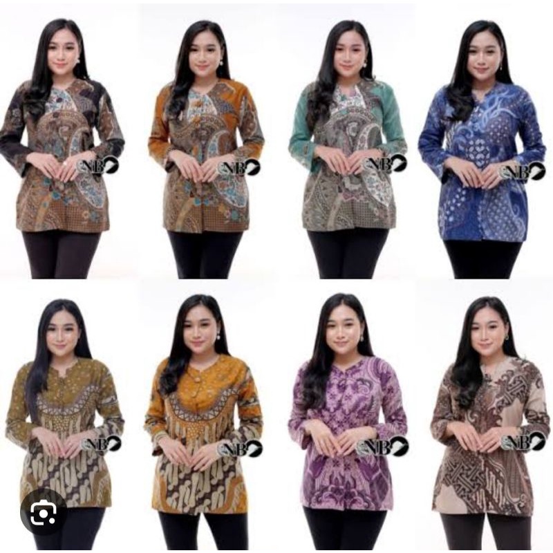 Jual Baju Batik Perempuan Batik Adat Model Kekinian Bisa D Pakai Baju Kerja Shopee Indonesia 