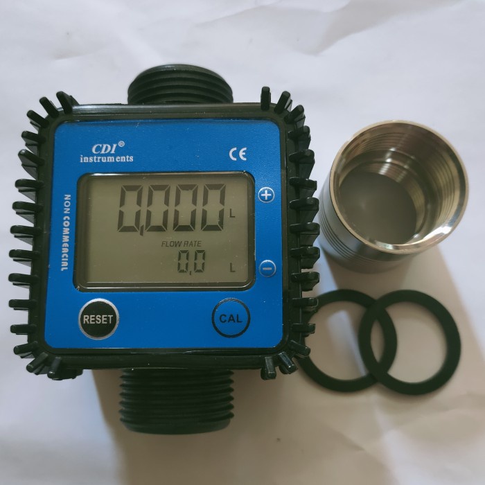 Jual Digital Flow Meter K24 Turbine 1 inch Flow Meter Water Fuel Oil