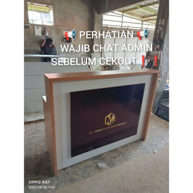 Jual MEJA RESEPSIONIS / MEJA TOKO / MEJA KANTOR / MEJA CAFEE | Shopee ...
