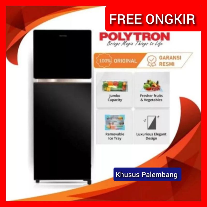 Jual KHUSUS PALEMBANG KULKAS 2 PINTU POLYTRON PRW 23MN | Shopee Indonesia