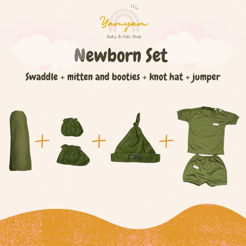 Jual newborn set paket bayi baru lahir lengkap baju bayi baru lahir set