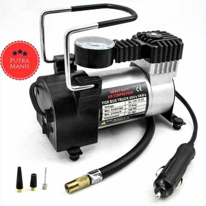 Jual Kompresor Pompa Angin kompa Ban Mobil Car Heavy Duty Air Compresor ...