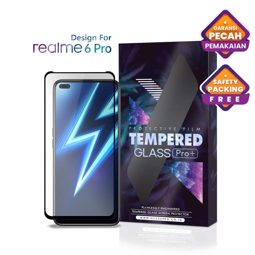 Jual GLASS PRO Tempered Glass Realme Pro Anti Gores Premium