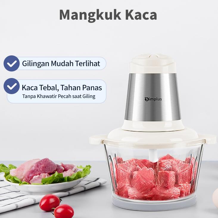 Jual Simplus Chopper Ggiling Daging 2L Multifungsi Otomatis Full ...