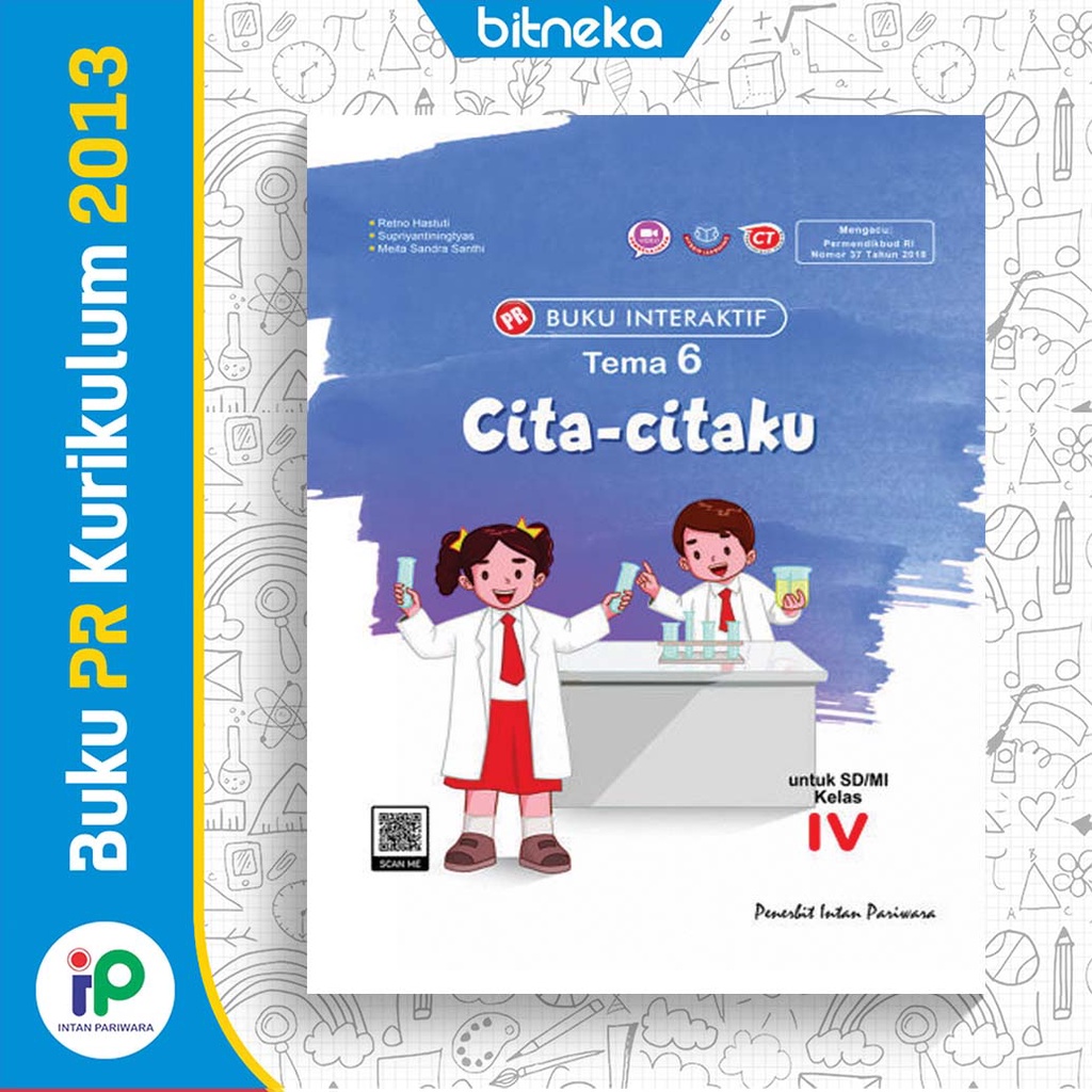 Jual Buku Pr Interaktif Kelas 4 Tema 6 2021 2022 Cita Citaku