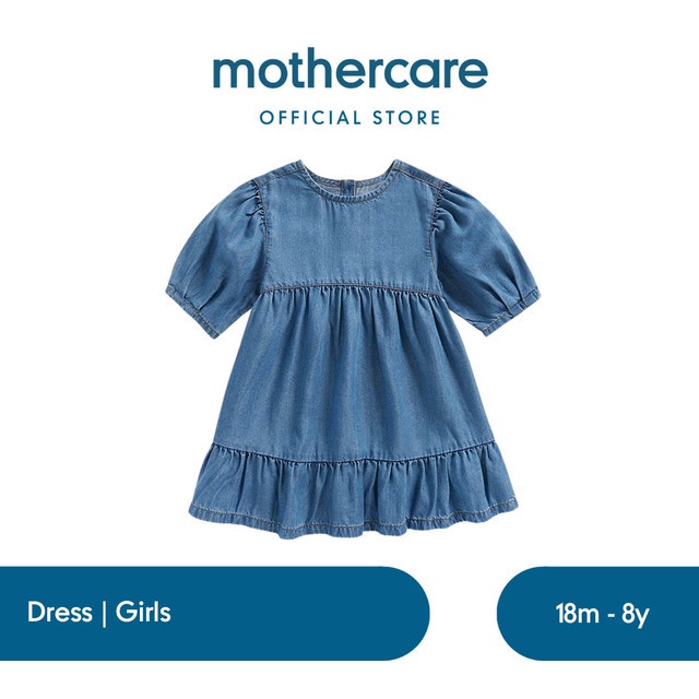 Mothercare Denim Dress with Badges