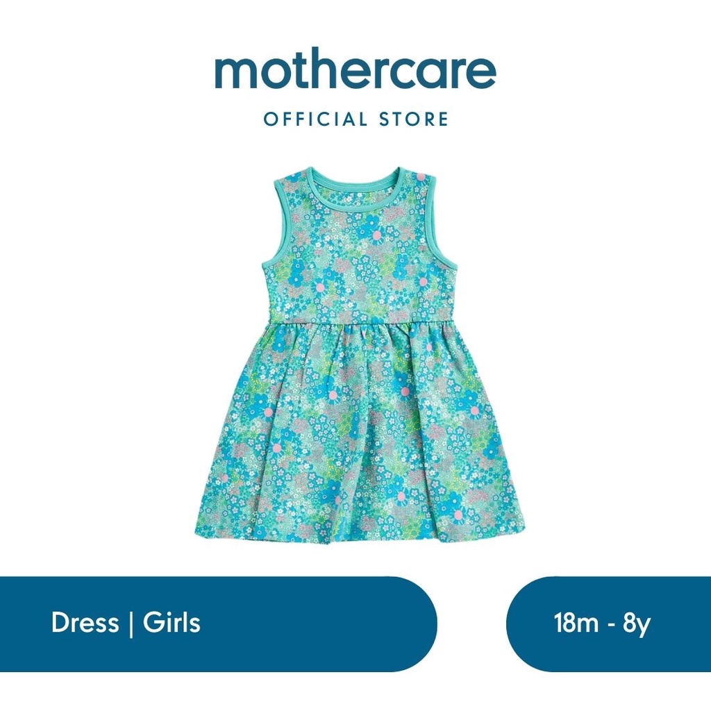 Mothercare Green Pear Jersey Dress