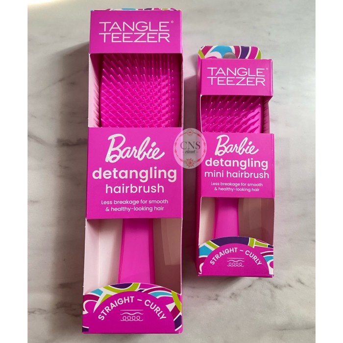 Jual Tangle Teezer Barbie Detangling Hair Brush Sisir Barbie Shopee Indonesia
