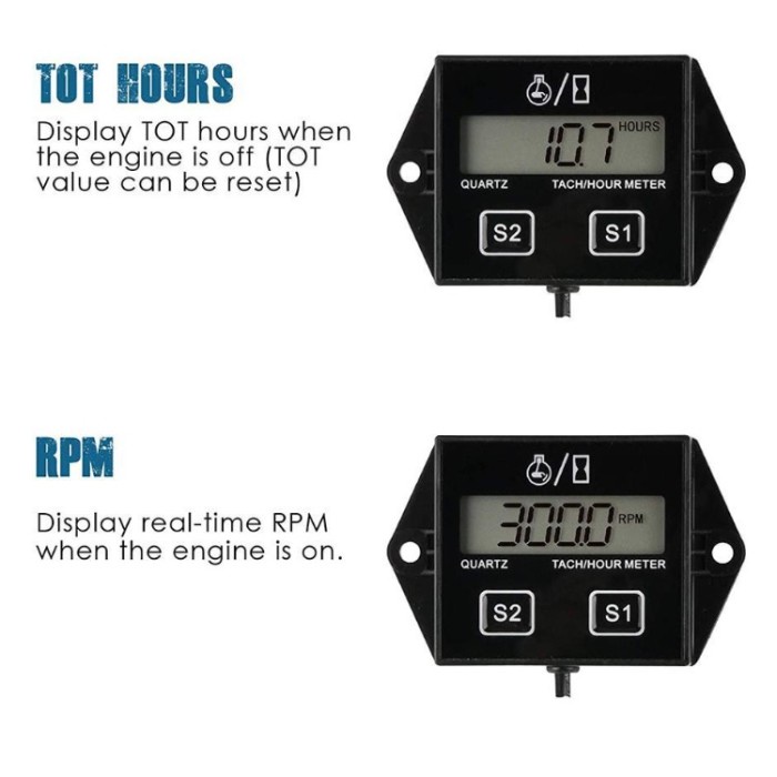 Jual For Sale Spark Plugs Engine Digital Tach Hour Meter Tachometer