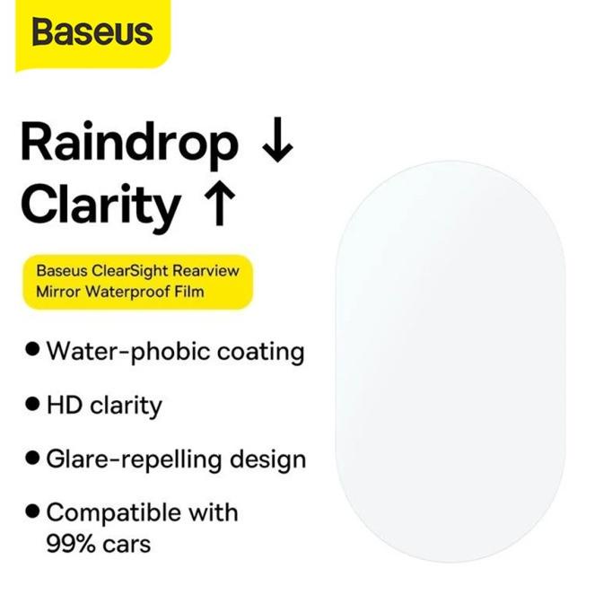 Jual BASEUS CLEARSIGHT STICKER PELINDUNG KACA SPION MOBIL ANTI AIR ...