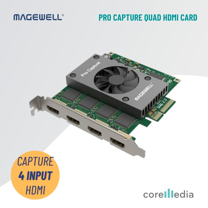Jual MAGEWELL PRO CAPTURE QUAD HDMI CARD (4CHANNEL) Shopee Indonesia