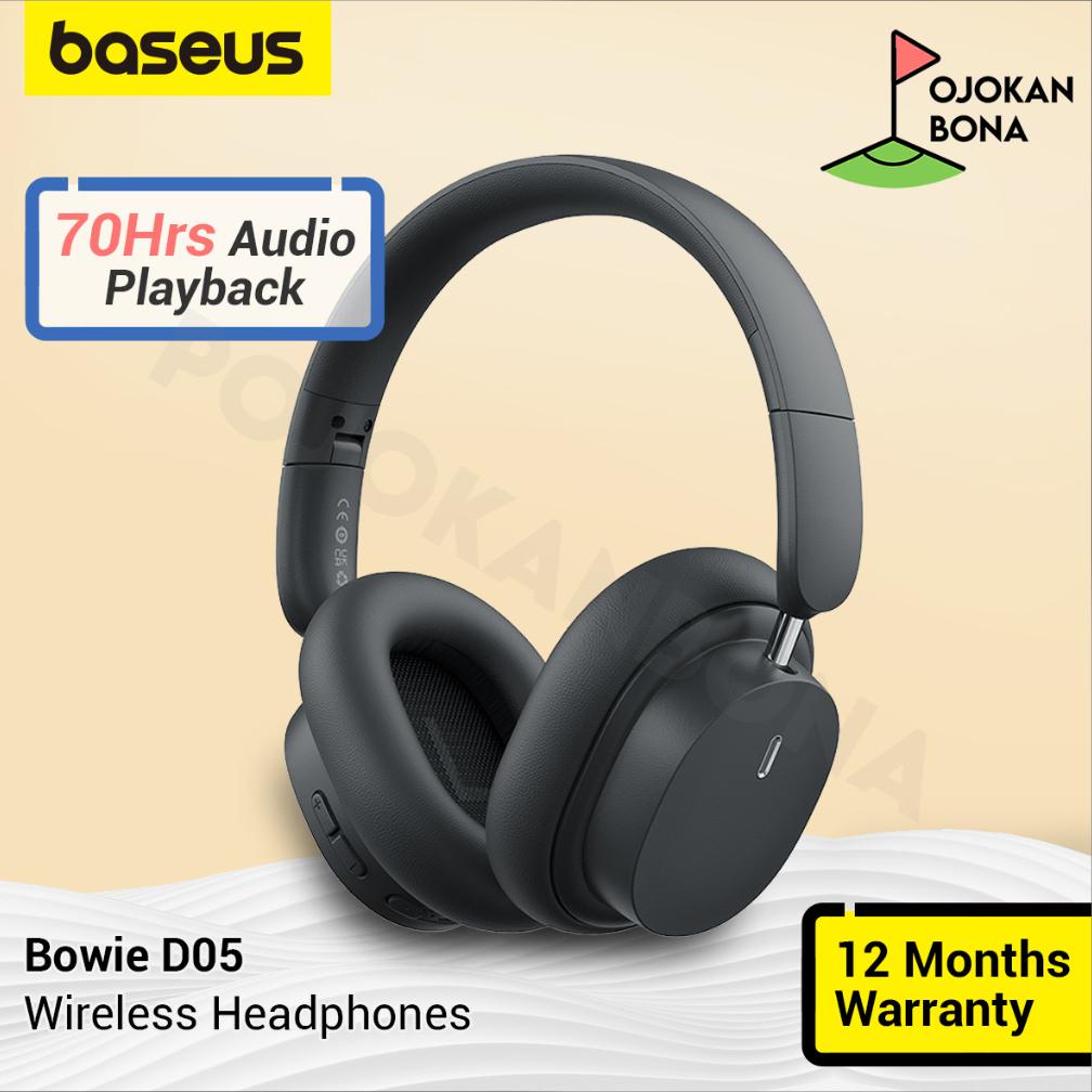 Jual Promo Baseus Wireless Headphone Bluetooth Bowie D Wired Bass