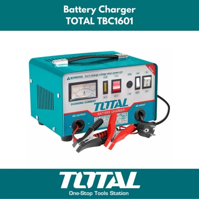 Jual Charger Accu Mesin pengisi Aki Battery Charger TOTAL TBC1601