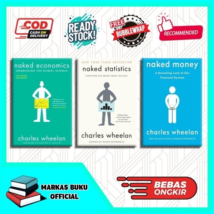 Jual Buku Naked Economics Naked Statistics Naked Money Charles