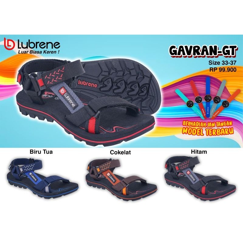 Jual LUBRENE GAVRAN-GT Sz 33-37 BERHADIAH JAM TANGAN KEREN , TERBARU ...