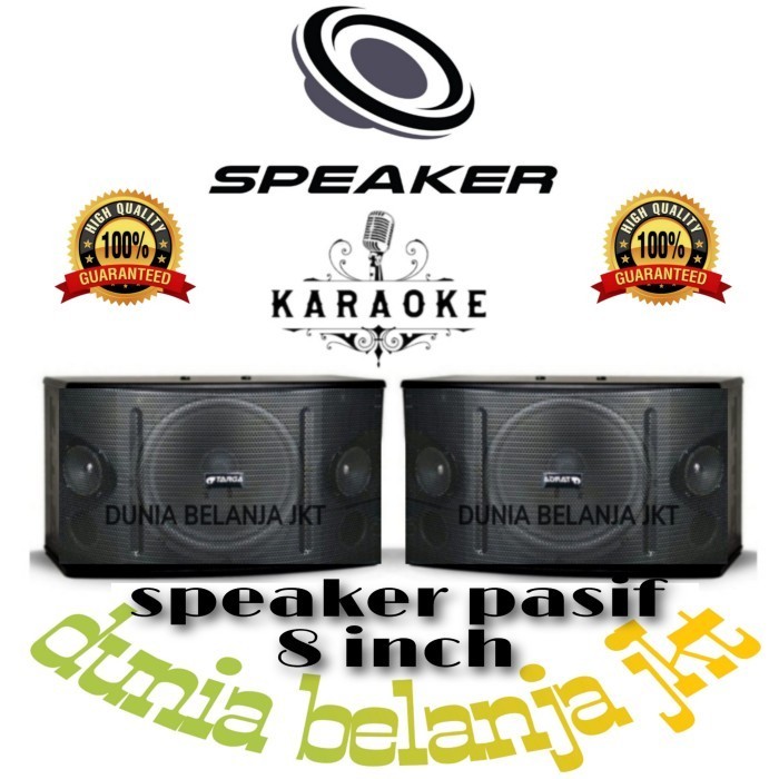 Jual Paket Karaoke Sound System Targa 8 Inch Ampli Usb Bluetooth