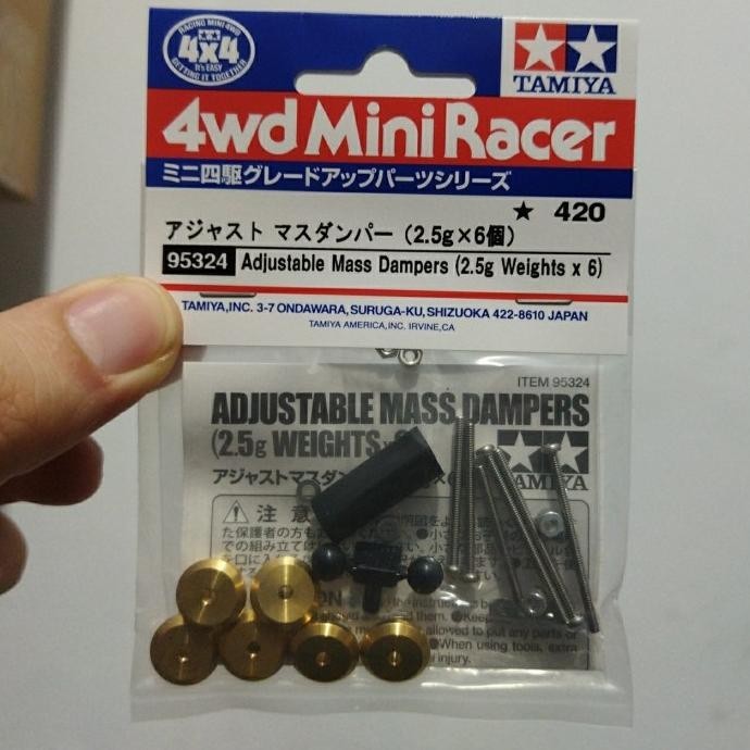 Jual Tamiya 95324 Adjustable Mass Dampers (2.5g Weights x 6) Shopee