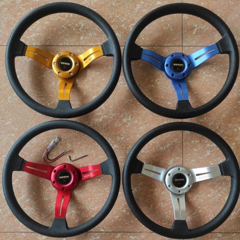 Jual Stir setir racing balap mobil UKURAN 14 in inci universal warna ...
