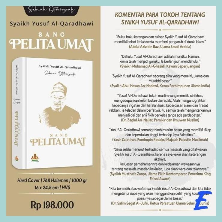 Jual SANG PELITA UMAT - OTOBIOGRAFI SYAIKH YUSUF AL-QARADHAWI ...