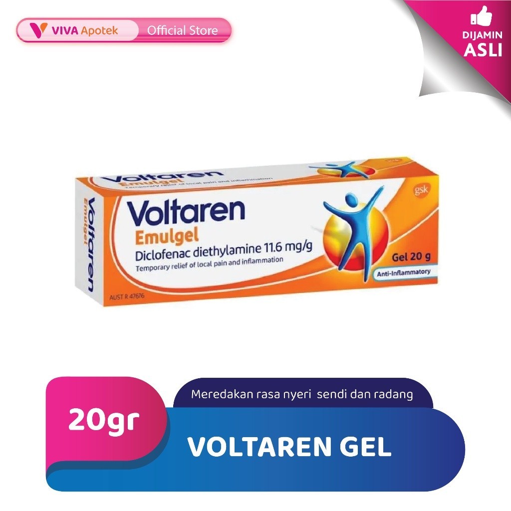 Voltaren Emulgel 10 g - Kegunaan, Efek Samping, Dosis dan Aturan Pakai -  Halodoc