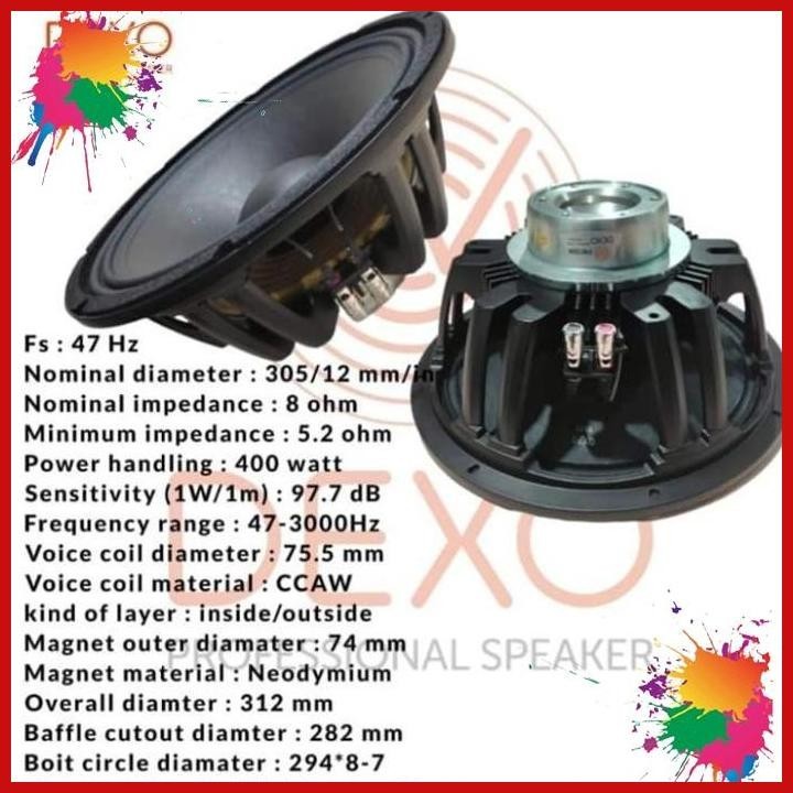 Jual speaker dexo 12 inch synd 12g58a speaker dexo synd 12g58a (kwj ...