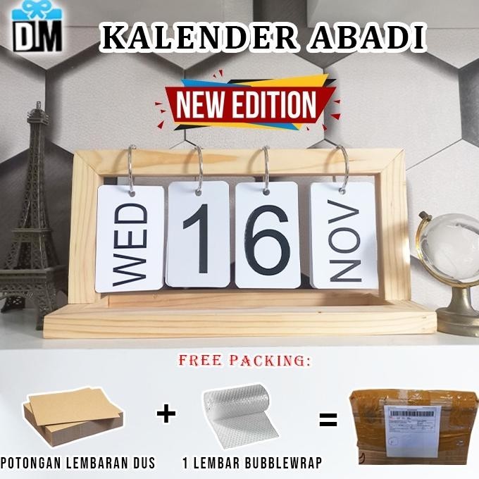 Jual "Limited Time" Kalender Abadi New Edition Everlasting Calendar