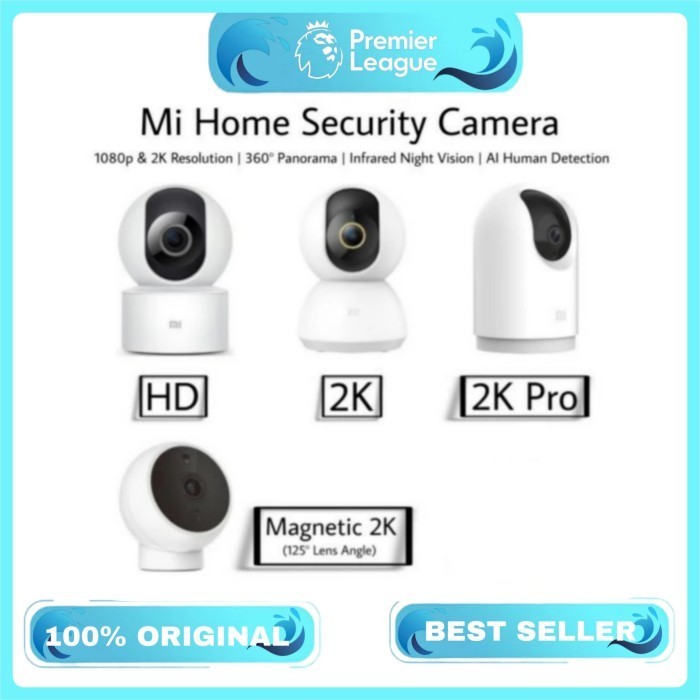 Jual Mi Home Security Camera 3601080p HD/2K/2K Pro - Mi Smart Cctv ...