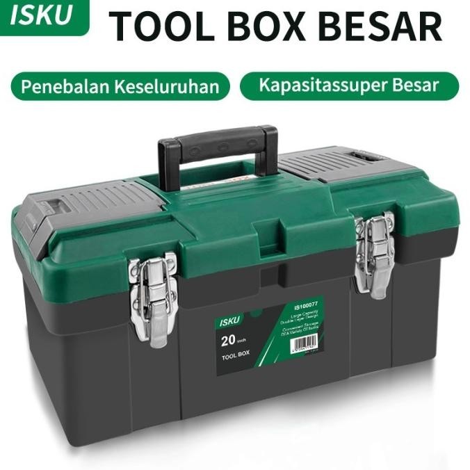 Jual Isku Tool Box Besar Plastik Inch Toolbox Kotak Perkakas Box Shopee Indonesia