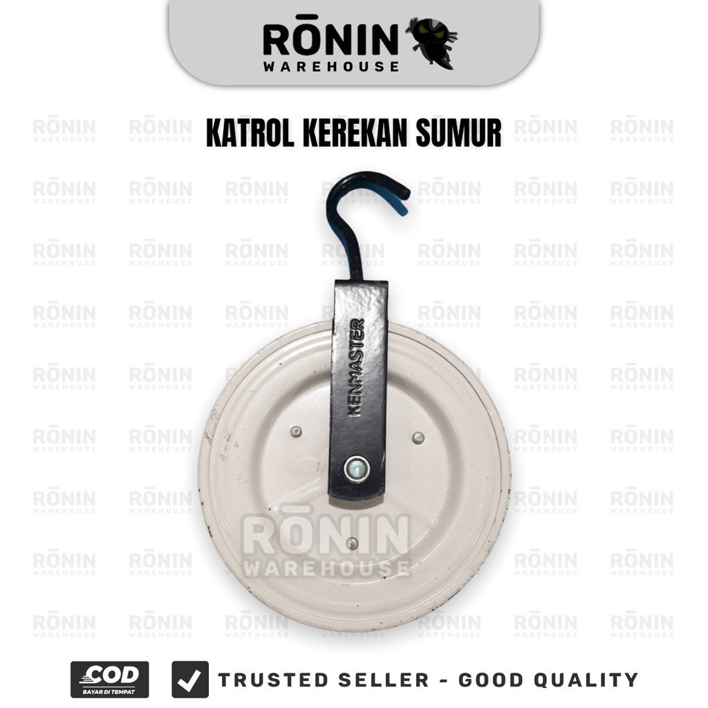 Jual KENMASTER Katrol Kerekan Sumur Timba Air Besi Cat | Shopee Indonesia