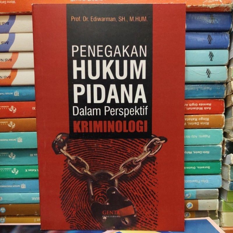 Jual Penegakan Hukum Pidana Dalam Perspektif Kriminologi | Shopee Indonesia