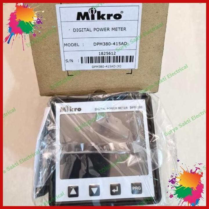 Jual mikro dpm380415ad//dpm 380415ad digital power meter with modbus
