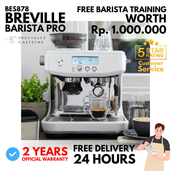 Jual Breville The Barista Pro BES878 Coffee Machine Mesin Kopi Murah ...