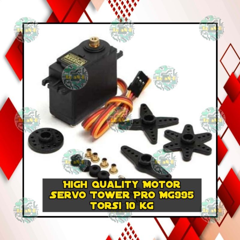 Jual Motor Servo Tower Pro MG995 torsi 10 kg Arduino | Shopee Indonesia