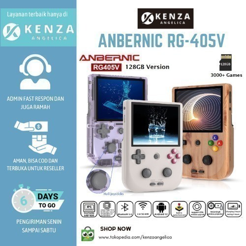 Jual ANBERNIC RG405V 128GB - Dual Mode Emulator Retro Game Handheld ...