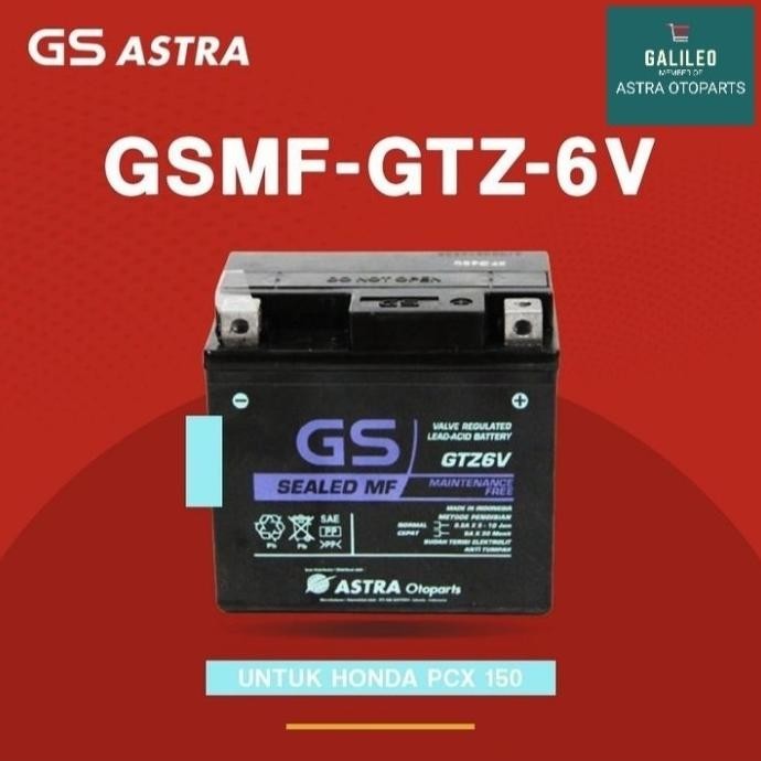 Jual Harga Promo Aki Motor Vario 125 Iss, Vario 150 Iss, Pcx 150, Gtz6V
