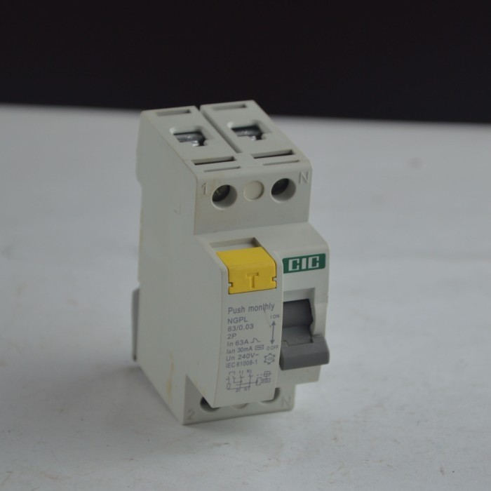 Interruttore Differenziale RCCB GYL9 - 25A 2P 230V, Salvavita 0,03A, Protezione Scosse Elettriche, IP20