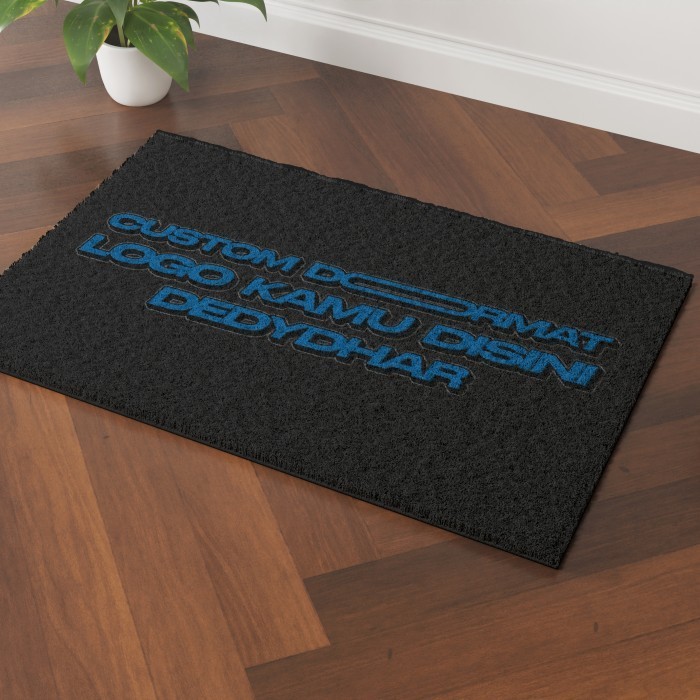 Jual Custom Doormat / Custom Keset Kaki / Hampers Ultah / Promosi Branding Shopee Indonesia