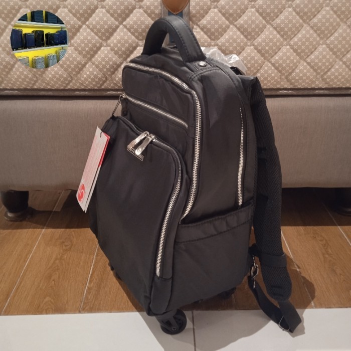 Jual Backpack Trolley / Ransel Trolley Pierre Cardin Original Authen 4 ...