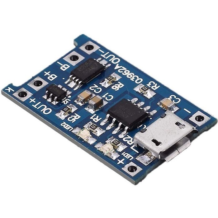Jual Micro USB 18650 TP4056 Lithium Battery charger Module ...