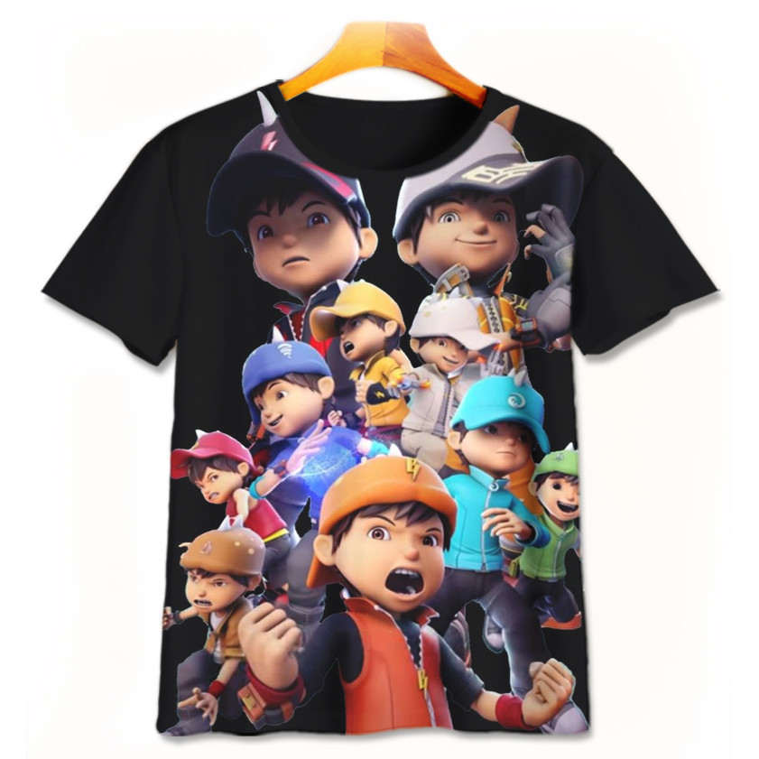 Jual Kaos Anak Anime Boboiboy v9 Baju Boboiboy TV Animasi Kartun Anak ...