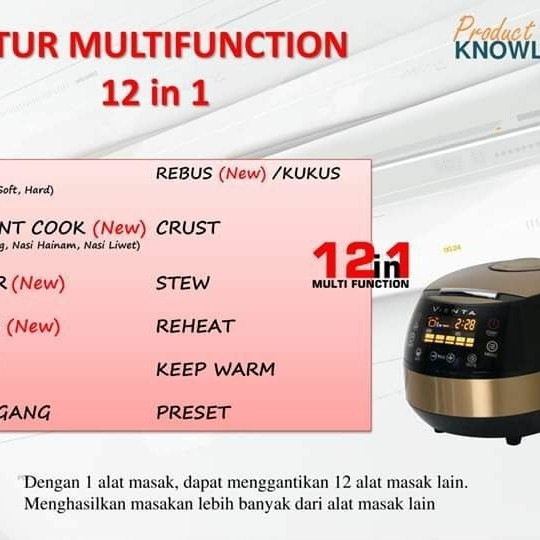 Jual Smart Cooker Vienta Rice Cooker Multifungsi Shopee Indonesia 1523