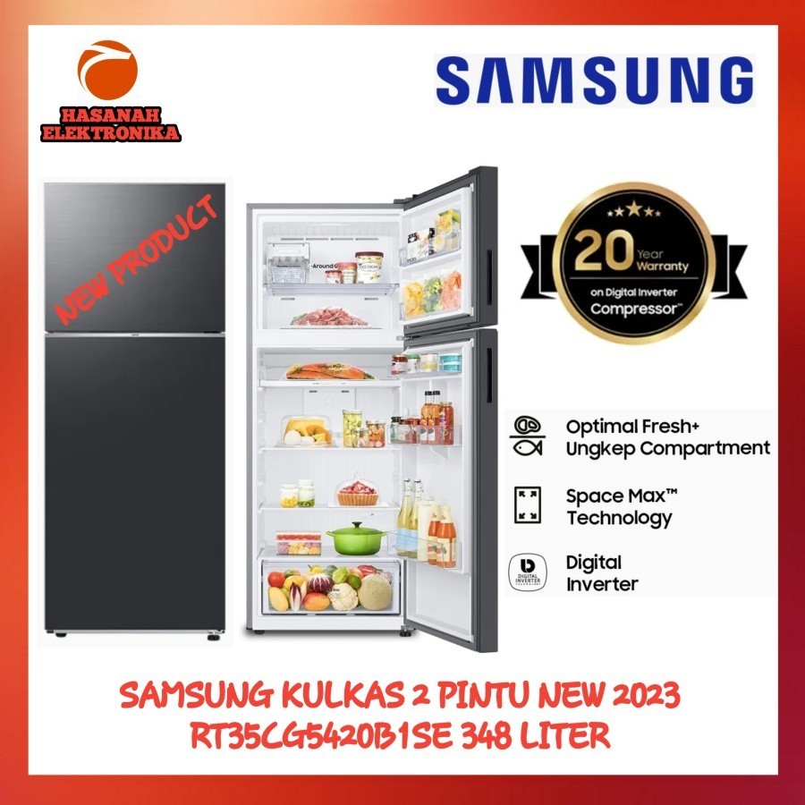 Jual SAMSUNG RT35CG5420B1SE KULKAS 2 PINTU 348 LITER NEW 2023 | Shopee ...