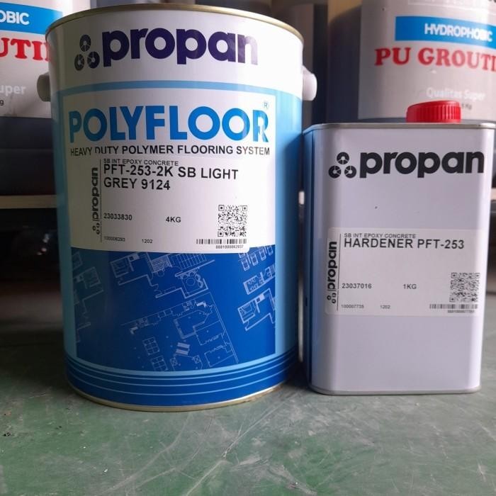 Jual Cat Epoxy Lantai Propan Polyfloor Pft 253 2k Sb Warna Light Grey 5kg Shopee Indonesia 1365