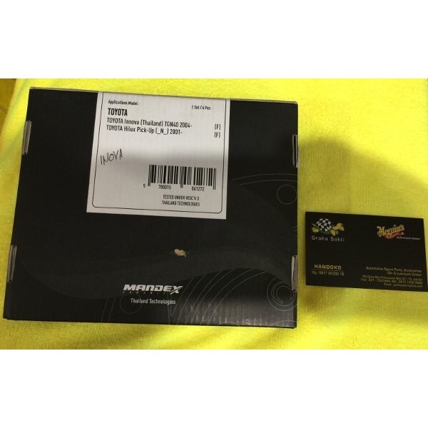 Jual Brake Pad Mandex Toyota Innova Thailand | Shopee Indonesia