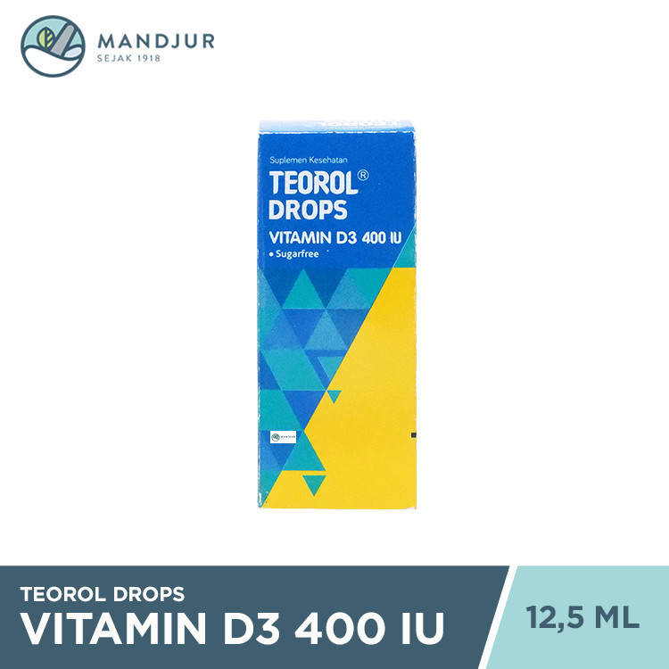 Jual Teorol Drops Vitamin D3 400 IU - Suplemen Vitamin D | Shopee Indonesia