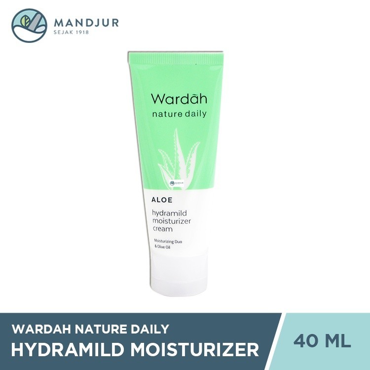 Jual Wardah Nature Daily Aloe Hydramild Moisturizer Cream 40 ML