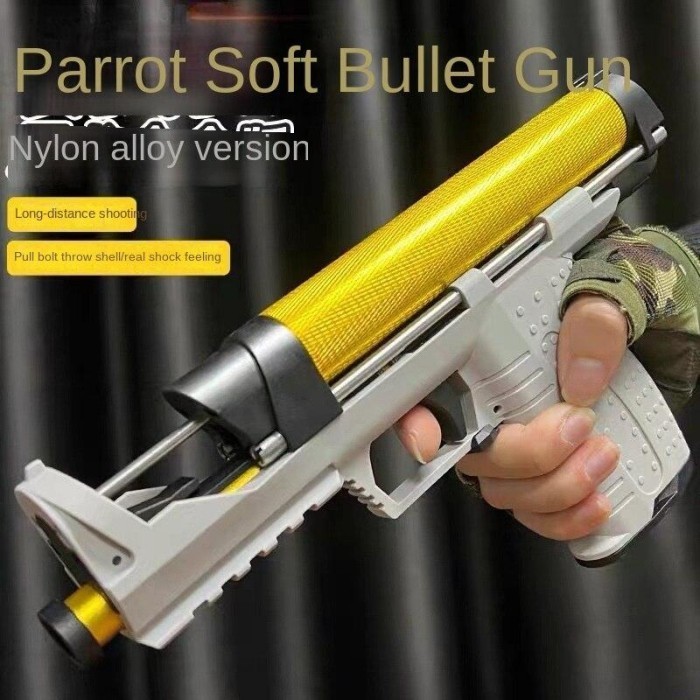 Jual Zinc Parrot Injection Molding Foam Dart Blaster not Nerf or Worker