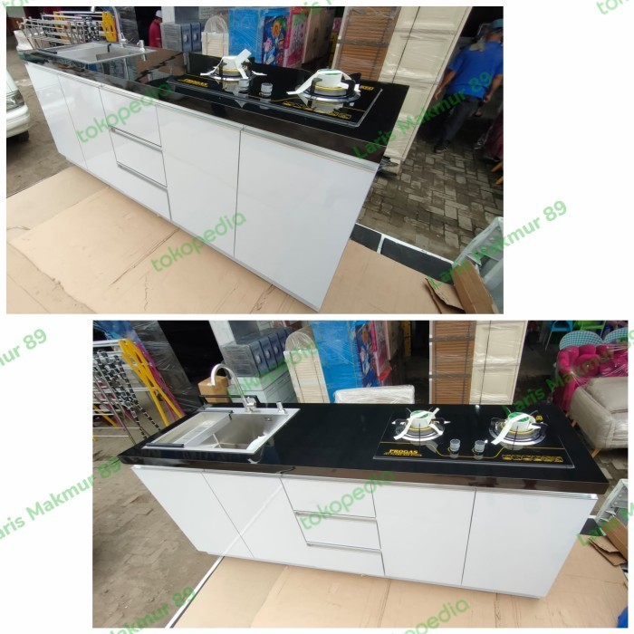 Jual Kitchen Set Bawah Minimalis Dapur Kompor Tanam Sink Washtafel