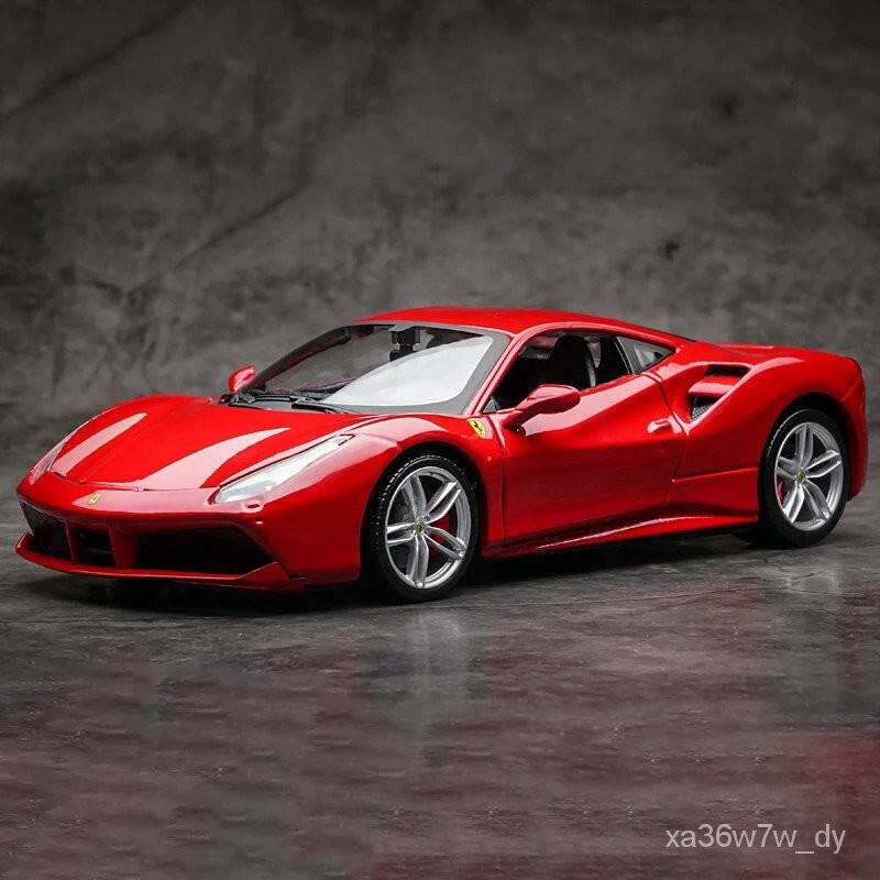 Jual Bburago 1:24 Ferrari 488 GTB LaFerrari Roma Supercar Die-Casting ...